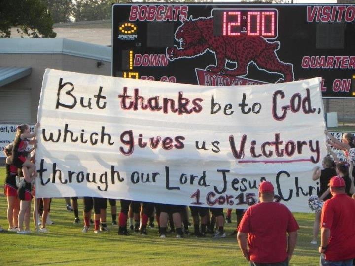 football run through signs