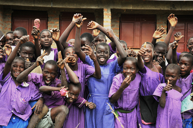 children in Uganda